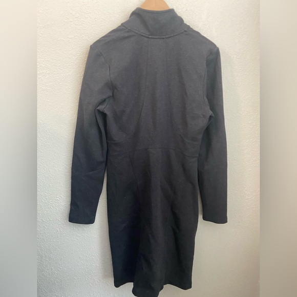 NWOT Athleta Dark Gray Cassidy Long Sleeve Dress Size L. - Picture 11 of 16